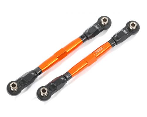 Traxxas TRX8948A Toe links, voorzijde (TUBES oranje geanodiseerd, 7075-T6 aluminium, sterker dan titanium) (88mm) (2) / 