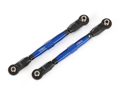 Traxxas TRX8948X Toe links, voorzijde (TUBES blauw geanodiseerd, 7075-T6 aluminium, sterker dan titanium) (88mm) (2) / s