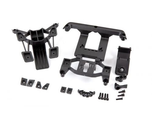 Traxxas TRX9015 Body mounts, voor & achter / 3x12 mm CS (4) / 3x12 mm schouderbout (2) / 3x10 mm platte machineschroef (