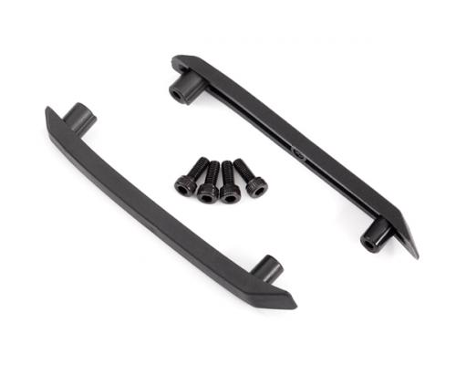 Traxxas TRX9017 Skidplate, dak (carrosserie) (zwart) (links en rechts) / 3x8 mm CS (4)