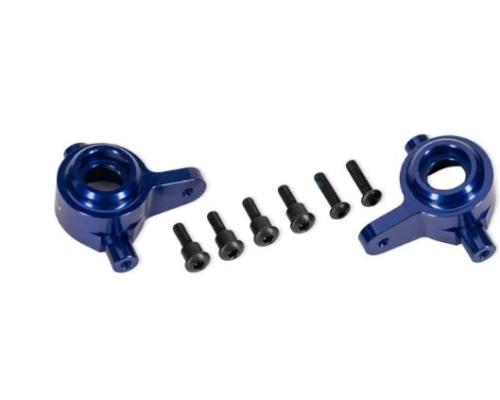 Traxxas TRX9064-BLUE Blue Aluminum Steering Blocks (L&R)