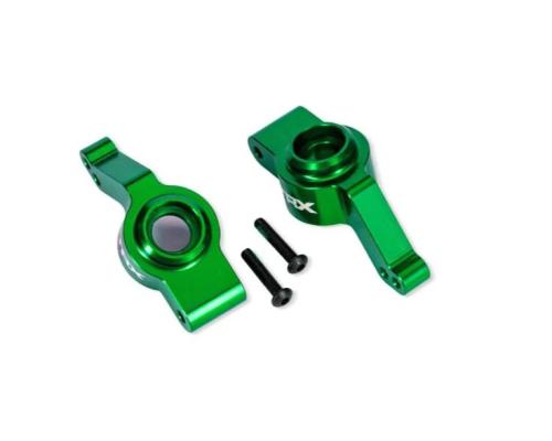 Traxxas TRX9065-GRN Green Aluminum Stub Axle Carriers (L&R)