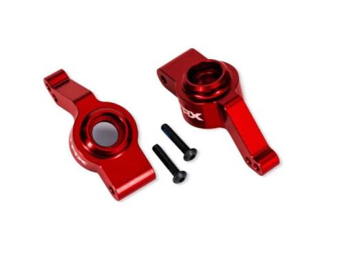 Traxxas TRX9065-RED Red Aluminum Stub Axle Carriers (L&R)