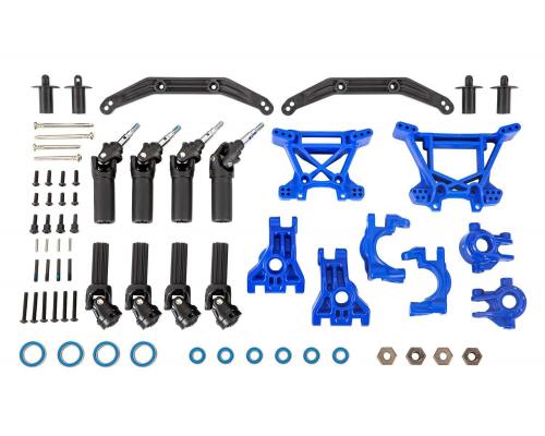 Traxxas TRX9080X Outer Driveline & Suspension Upgrade Kit, extreme heavy duty, blauw