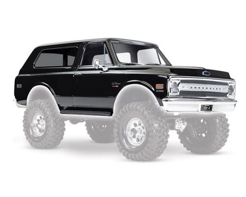 Traxxas TRX9112X Body, Chevrolet Blazer (1969), compleet (zwart) (inclusief grill, zijspiegels, deurgrepen, ruitenwisser