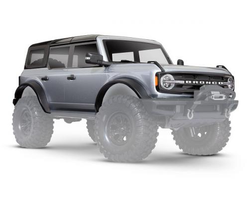 Traxxas TRX9211G  Body, Ford Bronco (2021), compleet, Iconic Silver (gelakt) (inclusief grille, zijspiegels, deurgrepen,