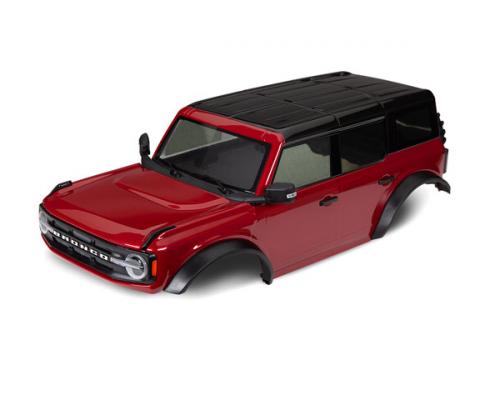 Traxxas TRX9211R Body, Ford Bronco (2021), compleet, rood (geverfd) (inclusief grille, zijspiegels, deurgrepen, s