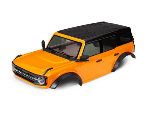 Traxxas TRX9211X Body, Ford Bronco (2021), volledig, oranje (geschilderd) (inclusief grille, buitenspiegels, deurgrepen,