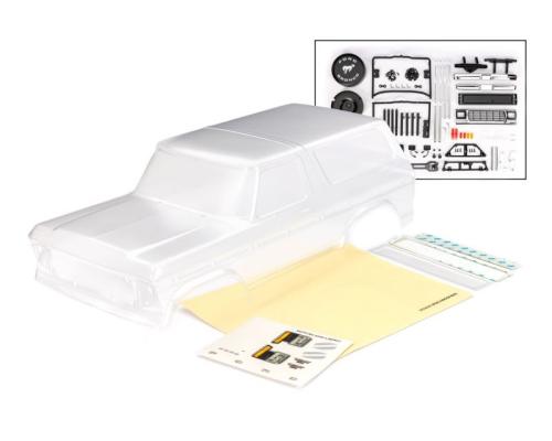 Traxxas TRX9240  Body, Ford Bronco (1979), complete (clear, trimmed, requires painting)