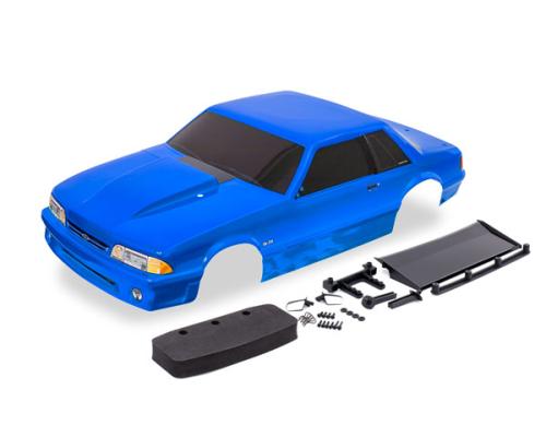 Traxxas TRX9421X 5.0 Mustang Body voor Drag Slash blauw