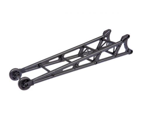 Traxxas TRX9460 Wheelie bar, zwart (gemonteerd)/ wheelie bar steun