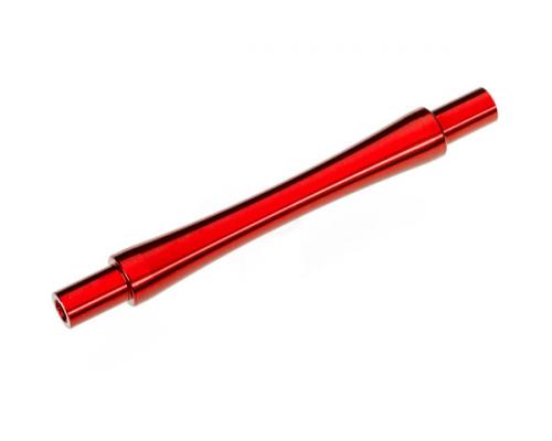 Traxxas TRX9463R As, wheelie bar, 6061-T6 aluminium (rood geanodiseerd) (1)/ 3x12 BCS (met schroefdraadborging) (2)