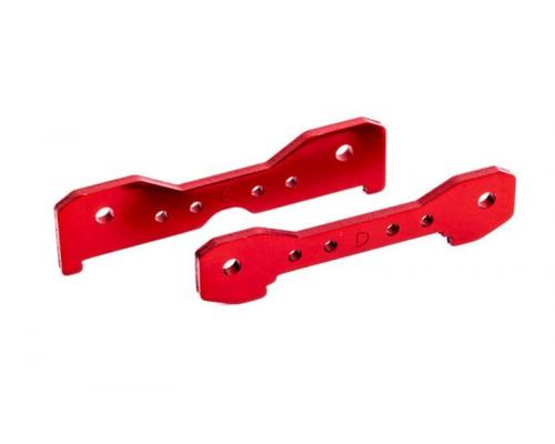 Traxxas TRX9528R Trekstangen, achter, 6061-T6 aluminium (rood geanodiseerd)