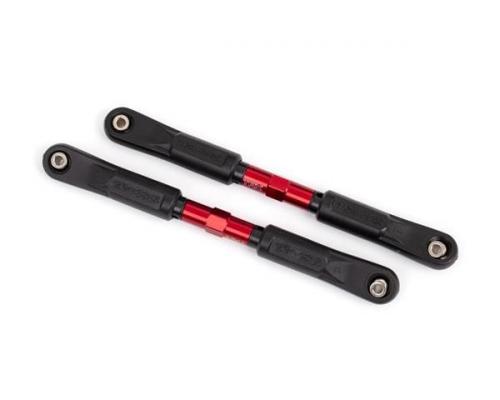 Traxxas TRX9547R Camber links, voor, Sledge (BUIS rood geanodiseerd, 7075-T6 aluminium, sterker dan titanium) (117 mm) (
