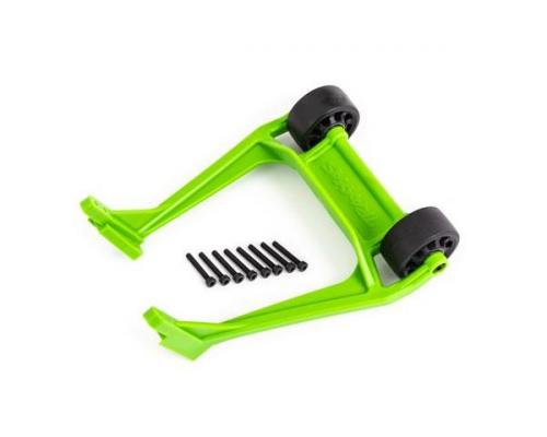 Traxxas TRX9576G Wheelie bar, groen (gemonteerd)