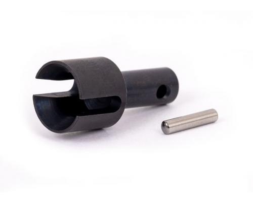 Traxxas TRX9583 Differentiele uitgangsbeker, voor of achter (gehard staal) / 2,5x12 mm pin