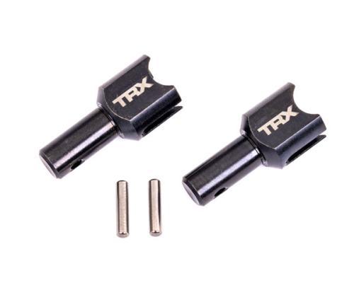 Traxxas TRX9586X Differentiele uitgangsbeker, midden (gehard staal, heavy duty) (2)/ 2,5x12 mm pen (2)