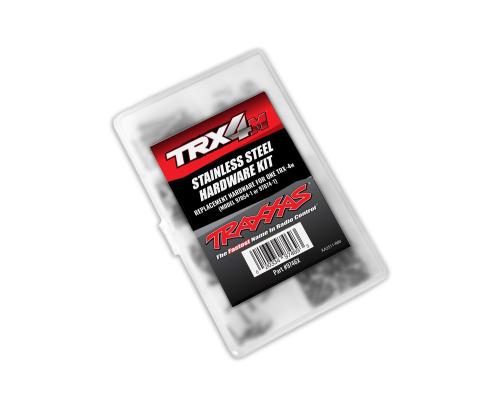 Traxxas TRX9746X Hardwarekit, roestvrij staal, compleet (bevat alle roestvrijstalen hardware die wordt gebruikt op 1/18-