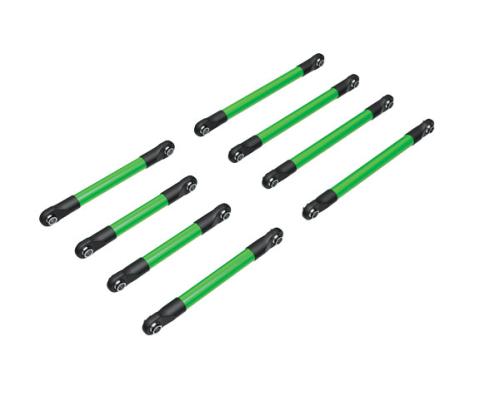 Traxxas TRX9749-GRN Set ophangstangen, 6061-T6 aluminium (groen geanodiseerd) (inclusief 5x53 mm trekstangen voor (2), 5