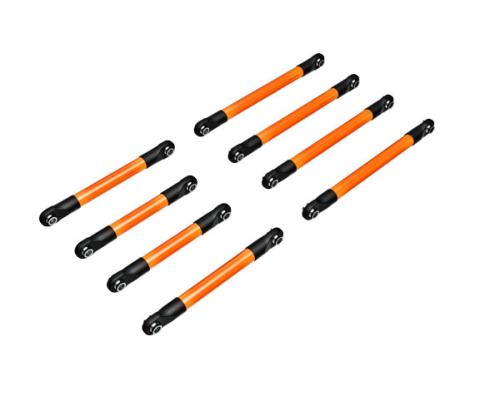 Traxxas TRX9749-ORNG Set ophangstangen, 6061-T6 aluminium (oranje-geanodiseerd) (inclusief 5x53 mm trekstangen voor (2),
