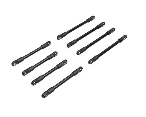 Traxxas TRX9749 Set ophangstangen, staal (inclusief 4x53 mm trekstangen voor (2), 4x46 mm bovenstangen voor (2), 4x68 mm