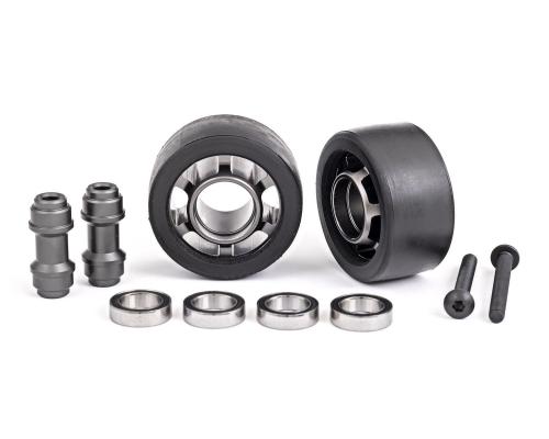 Traxxas Wheels, wheelie bar, 6061-T6 aluminum (dark titanium-anodized) TRX7775A