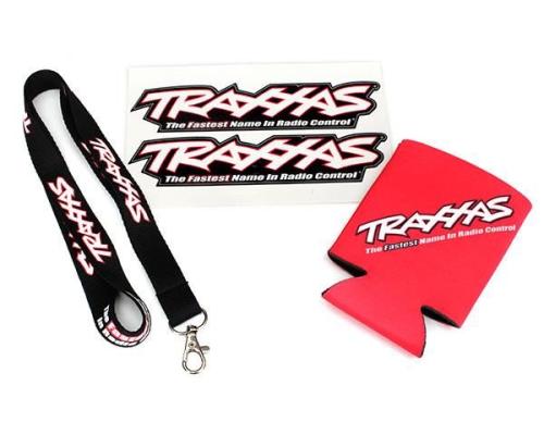 Traxxas keycord stickers en blikkoeler TRX61647
