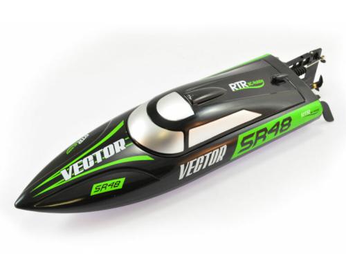 Volantex Racent Vector SR48 Brushless Boat RTR Zwart met lipo accu (versie 2023) V797-3B-BL