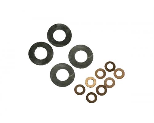 Yellow RC YEL12230 Shims 1X5X0.15 (8pcs) 6.2X12.5X0.2 (4pcs) Yel