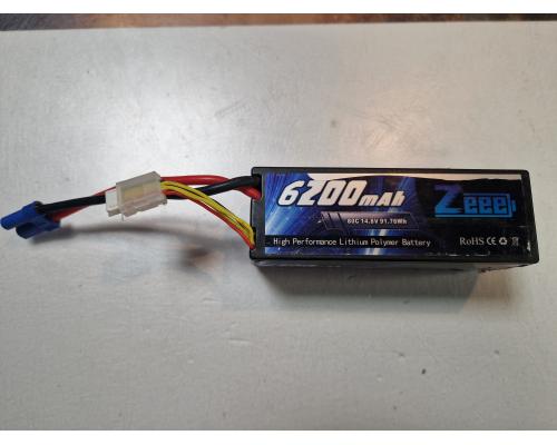 Zeee 6200mah 14.8V 4S lipo accu