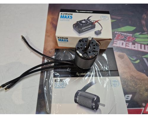 Hobbywing Ezrun MAX5 combo 200A esc 5687 1100kV motor