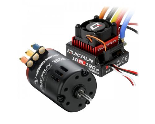Hobbywing Quicrun Combo 10BL120 G2 + 3650SD G2 10.5T (3600kV) HW38020381