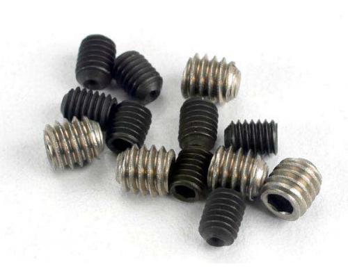 Traxxas TRX1548 Set (borg) schroeven, 3x4mm (8) / 4x4mm (roestvrij) (4)