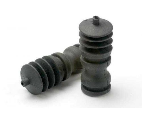 Traxxas TRX1577 Bescherm Rubbers, stuurstang (2) (rubber, voor s