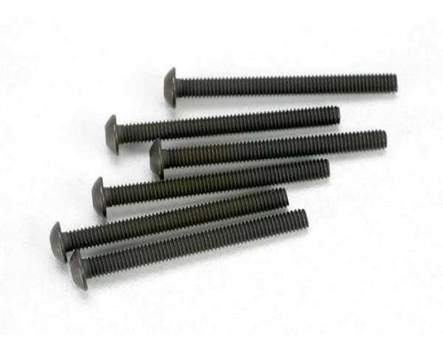 Traxxas TRX2582 Schroeven, 3x30mm bolle kop (Inbus) (6)