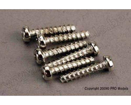 Traxxas TRX2677 Screws, 3x14mm roundhead self-tapping (6)