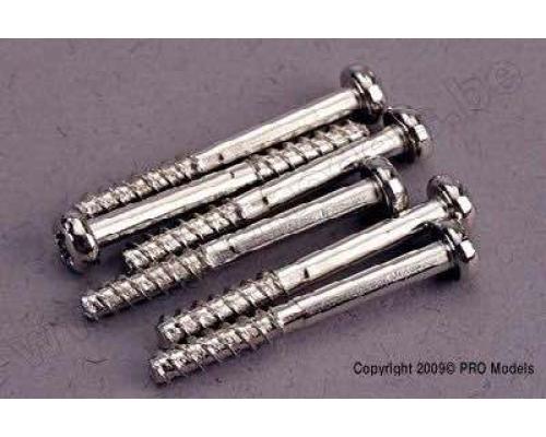 Traxxas TRX2679 Screws, 3x24mm roundhead self-tapping (with sho
