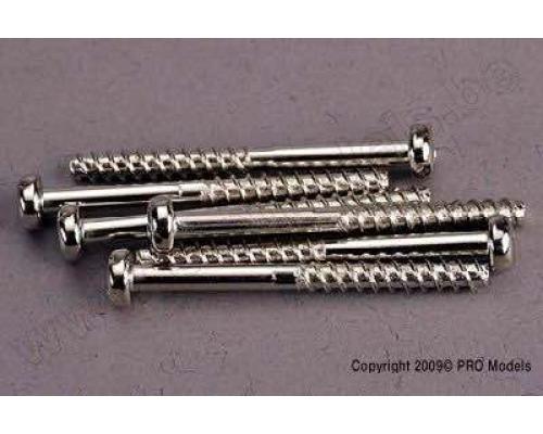 Traxxas TRX2681 Screws, 3x30mm roundhead self-tapping (6)