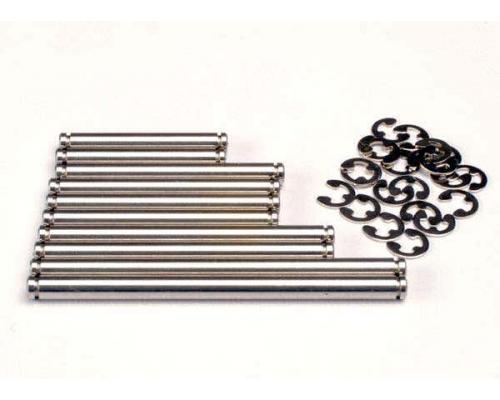 Traxxas TRX2739 Vering pin set, roestvrij staal (met / E-clips)