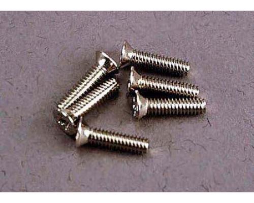 Traxxas TRX3161 Schroeven, 2x8mm verzonken (6)