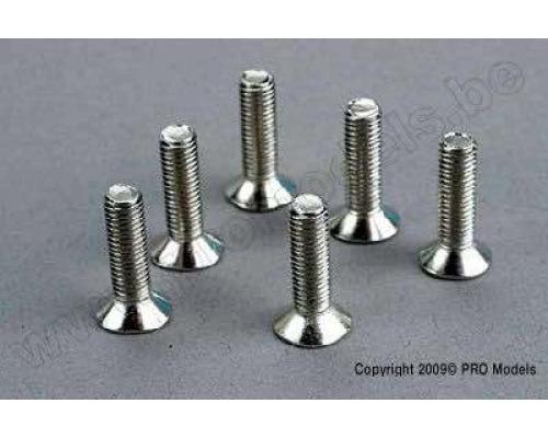 Traxxas TRX3174 Screws, 5x20mm countersunk machine (6)