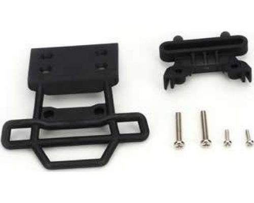 Traxxas TRX3621 Bumper, front / bumper mount, front / 4x23mm RM (2)/ 3x10mm RST (2) (black)