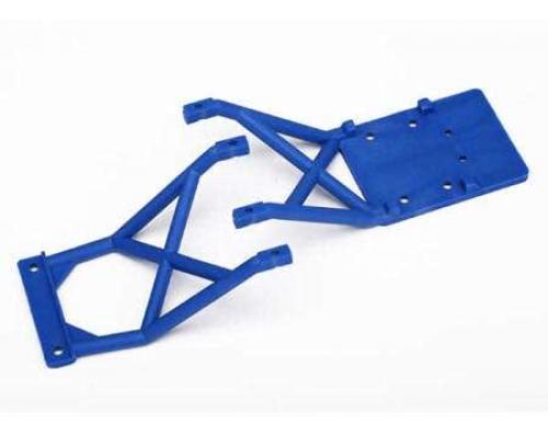 Traxxas TRX3623X Stootplaten (voor & achter) (blauw)