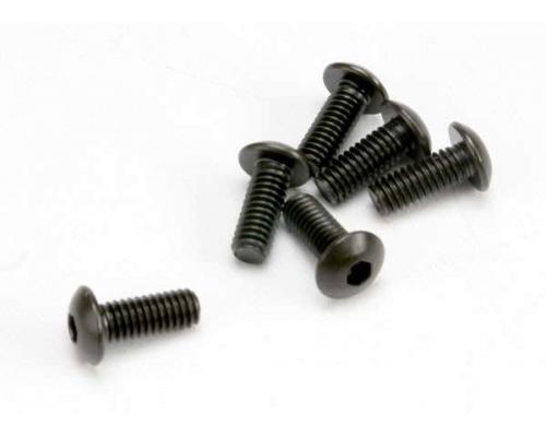 Traxxas TRX3936 Schroeven, 4x10mm bolle kop (inbus) (6)