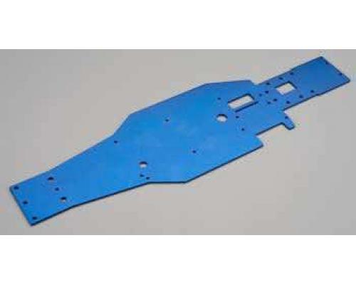 Traxxas TRX4422 Chassis, lagere (blauw-geanodiseerd, T6 aluminiu