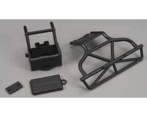 Traxxas TRX4429 Bumper (achter) / accubak / accubak deksel / swi