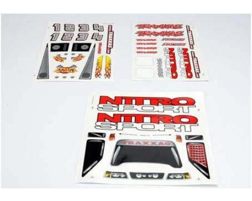 Traxxas TRX4513X Sticker vellen, Nitro Sport