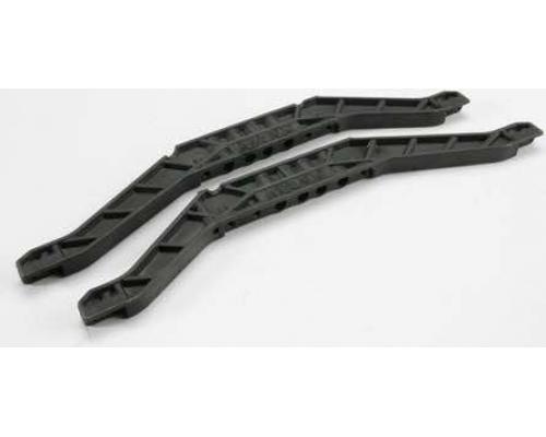 Traxxas TRX4963 Chassis braces, lagere (zwart) (voor lange wielbasis chassis) (2)