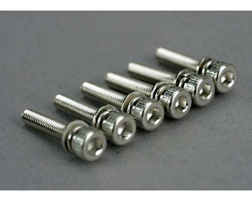 Traxxas TRX5142 Schroeven, 3x15mm (Inbus) (met split en sluitrin