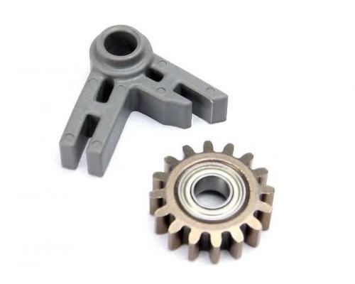 Traxxas TRX5183 Gear, idler/ idler gear support/ bearing (press